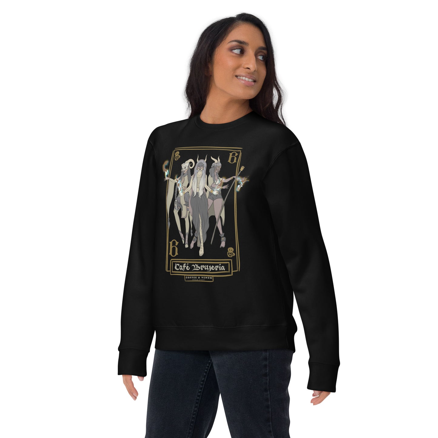 Cafe Brujeria Unisex Premium Sweatshirt